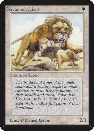 Savannah Lions [Limited Edition Alpha] | Empire Gaming NC