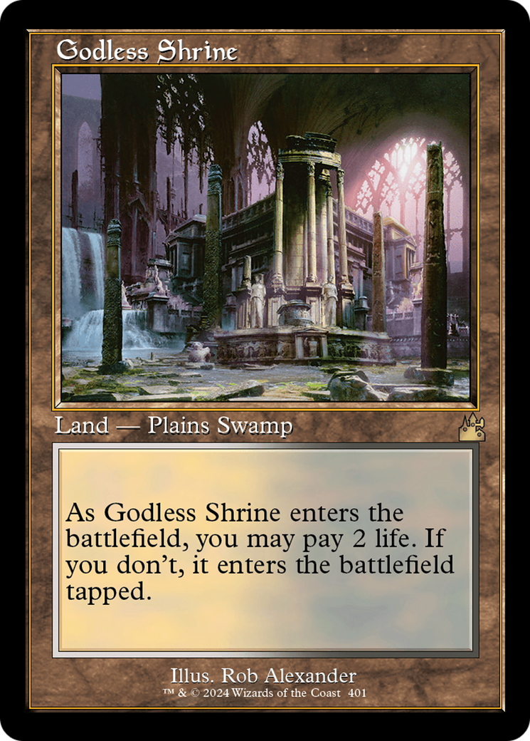 Godless Shrine (Retro) [Ravnica Remastered] | Empire Gaming NC