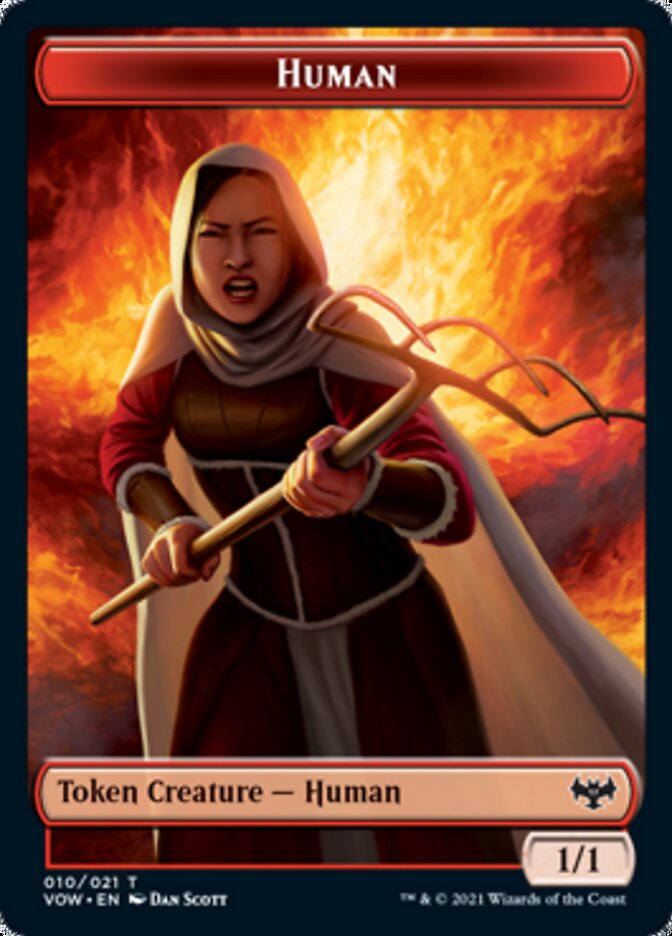 Human Token (010) [Innistrad: Crimson Vow Tokens] | Empire Gaming NC