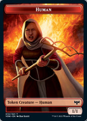 Insect // Human (010) Double-sided Token [Innistrad: Crimson Vow Tokens] | Empire Gaming NC