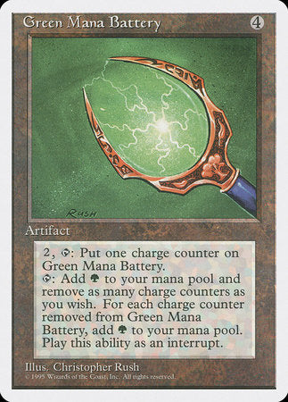 Green Mana Battery [Fourth Edition] | Empire Gaming NC