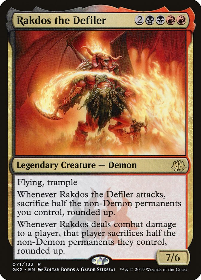 Rakdos the Defiler [Ravnica Allegiance Guild Kit] | Empire Gaming NC