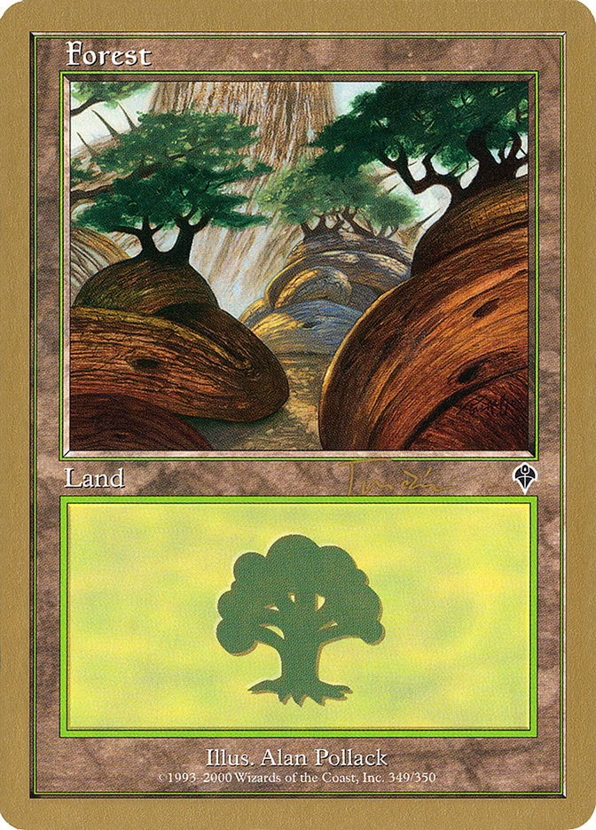 Forest (jt349a) (Jan Tomcani) [World Championship Decks 2001] | Empire Gaming NC