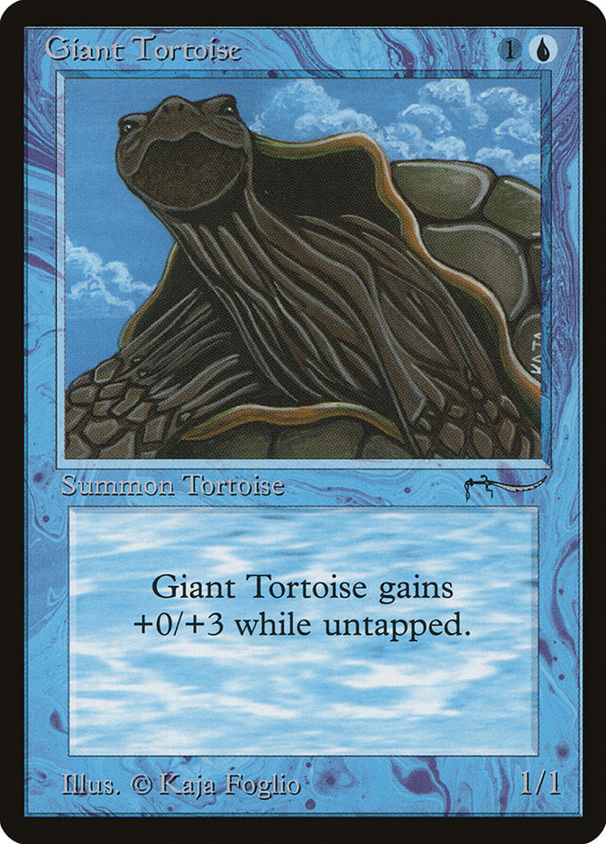 Giant Tortoise (Dark Mana Cost) [Arabian Nights] | Empire Gaming NC