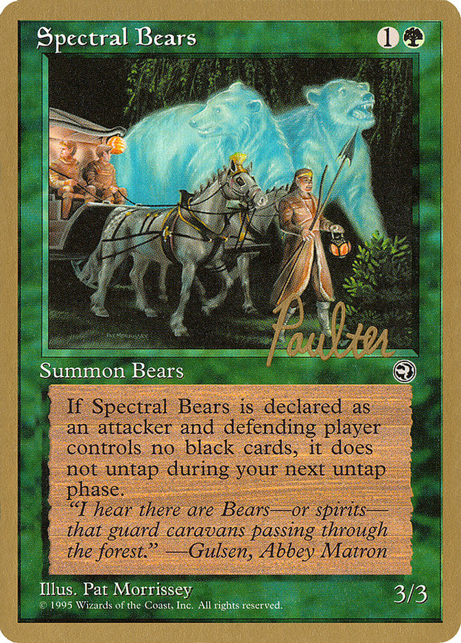 Spectral Bears (Preston Poulter) [Pro Tour Collector Set] | Empire Gaming NC