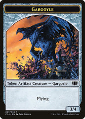 Gargoyle // Elf Warrior Double-sided Token [Commander 2014 Tokens] | Empire Gaming NC