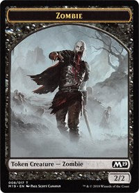 Zombie // Goblin Double-sided Token (Game Night) [Core Set 2019 Tokens] | Empire Gaming NC