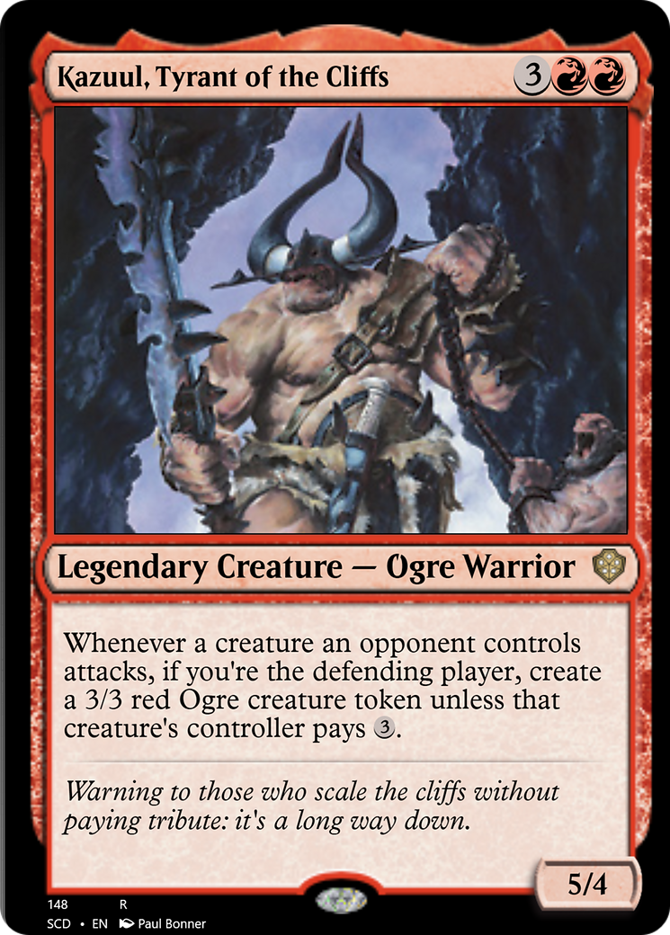 Kazuul, Tyrant of the Cliffs [Starter Commander Decks] | Empire Gaming NC