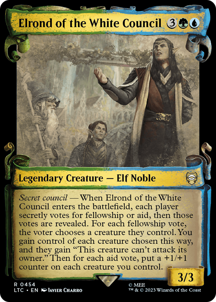 Elrond of the White Council [The Lord of the Rings: Tales of Middle-Earth Commander Showcase Scrolls] | Empire Gaming NC