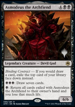 Asmodeus the Archfiend (Promo Pack) [Dungeons & Dragons: Adventures in the Forgotten Realms Promos] | Empire Gaming NC