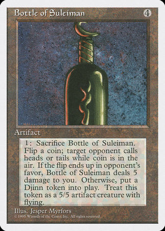 Bottle of Suleiman [Fourth Edition] | Empire Gaming NC