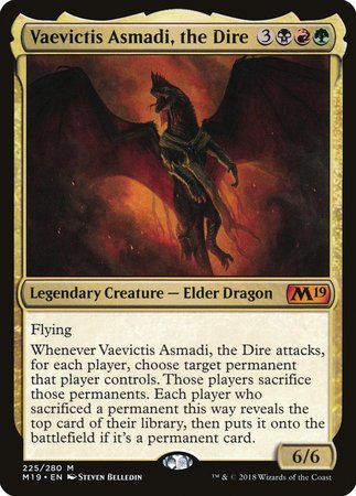 Vaevictis Asmadi, The Dire [Core Set 2019] | Empire Gaming NC