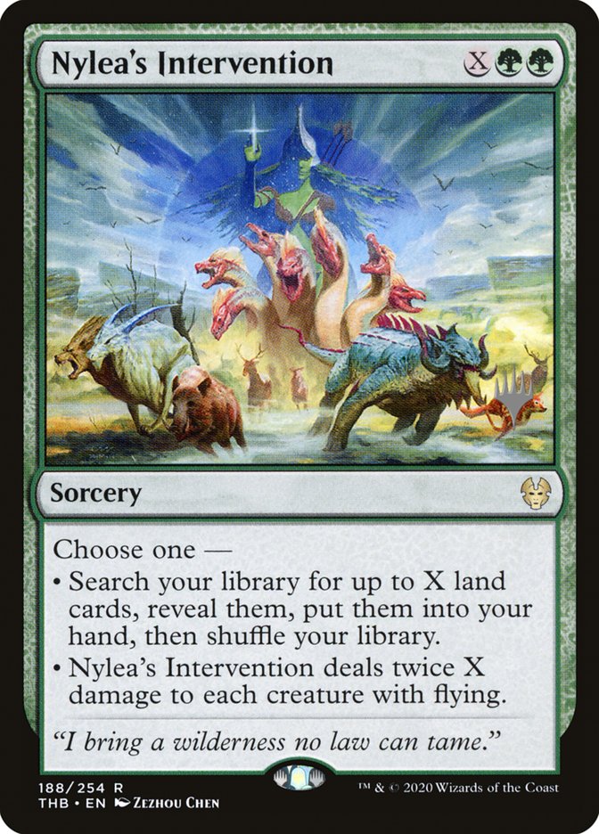 Nylea's Intervention (Promo Pack) [Theros Beyond Death Promos] | Empire Gaming NC