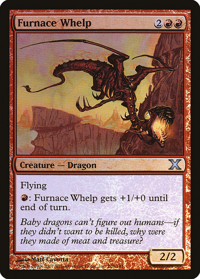 Furnace Whelp (Premium Foil) [Tenth Edition] | Empire Gaming NC