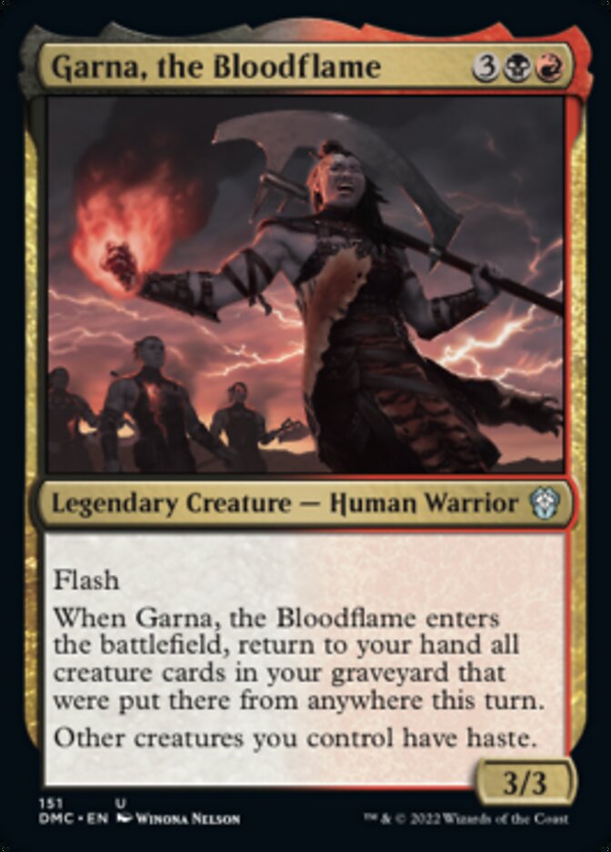 Garna, the Bloodflame [Dominaria United Commander] | Empire Gaming NC