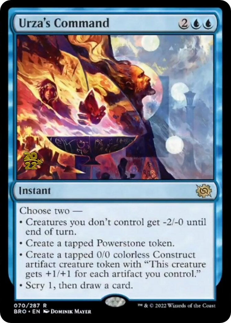 Urza's Command [The Brothers' War: Prerelease Promos] | Empire Gaming NC