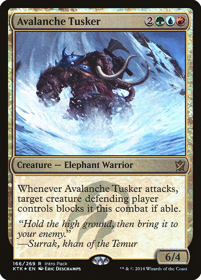 Avalanche Tusker [Khans of Tarkir Promos] | Empire Gaming NC