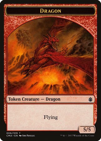 Dragon Token (006) [Commander Anthology Tokens] | Empire Gaming NC