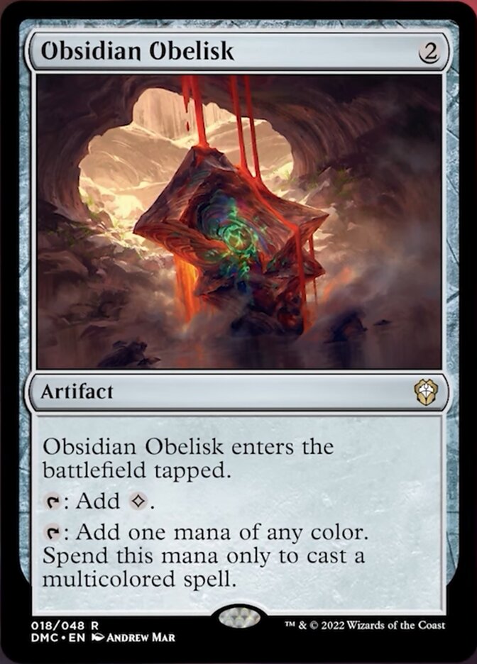 Obsidian Obelisk [Dominaria United Commander] | Empire Gaming NC