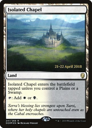 Isolated Chapel [Dominaria Promos] | Empire Gaming NC