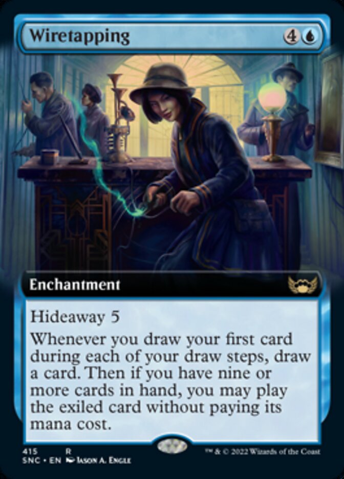 Wiretapping (Extended Art) [Streets of New Capenna] | Empire Gaming NC