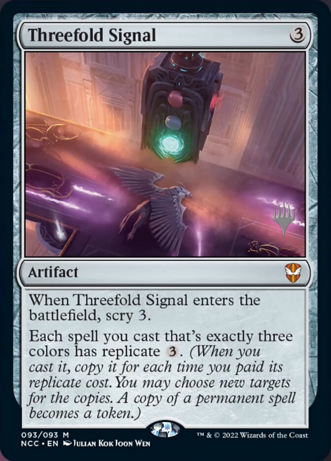 Threefold Signal (Promo Pack) [Streets of New Capenna Commander Promos] | Empire Gaming NC