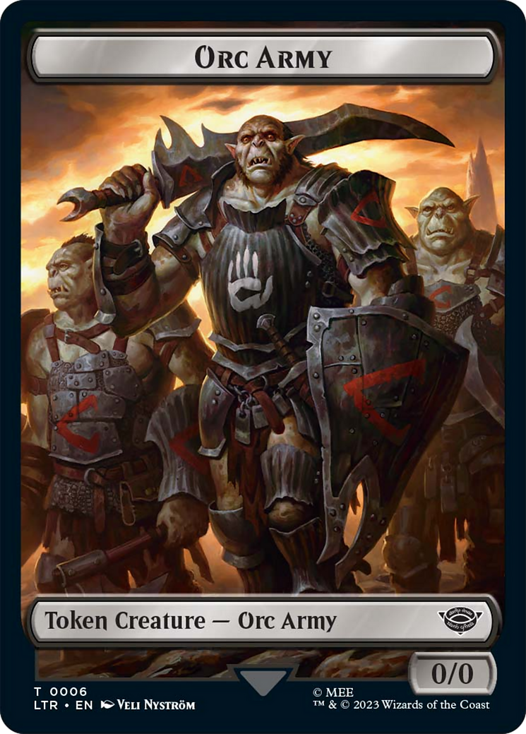 Food (11) // Orc Army (06) Double-Sided Token [The Lord of the Rings: Tales of Middle-Earth Tokens] | Empire Gaming NC