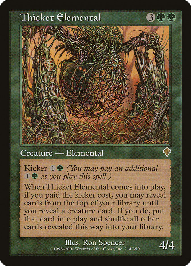 Thicket Elemental [Invasion] | Empire Gaming NC