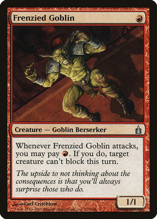 Frenzied Goblin [Ravnica: City of Guilds] | Empire Gaming NC