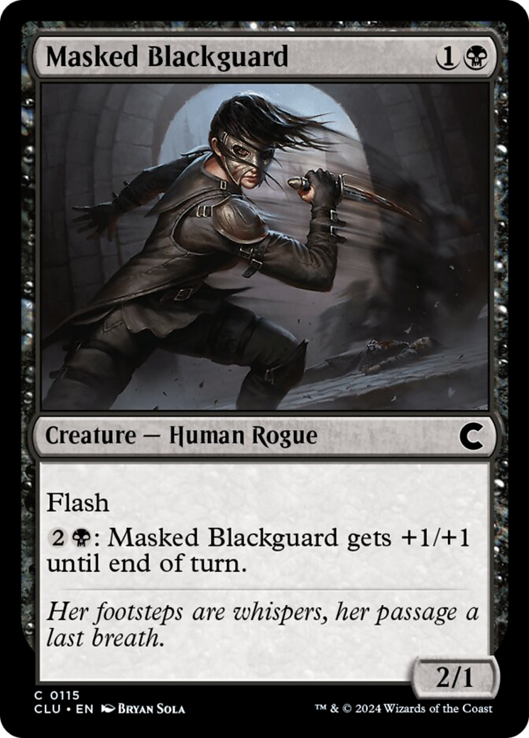 Masked Blackguard [Ravnica: Clue Edition] | Empire Gaming NC