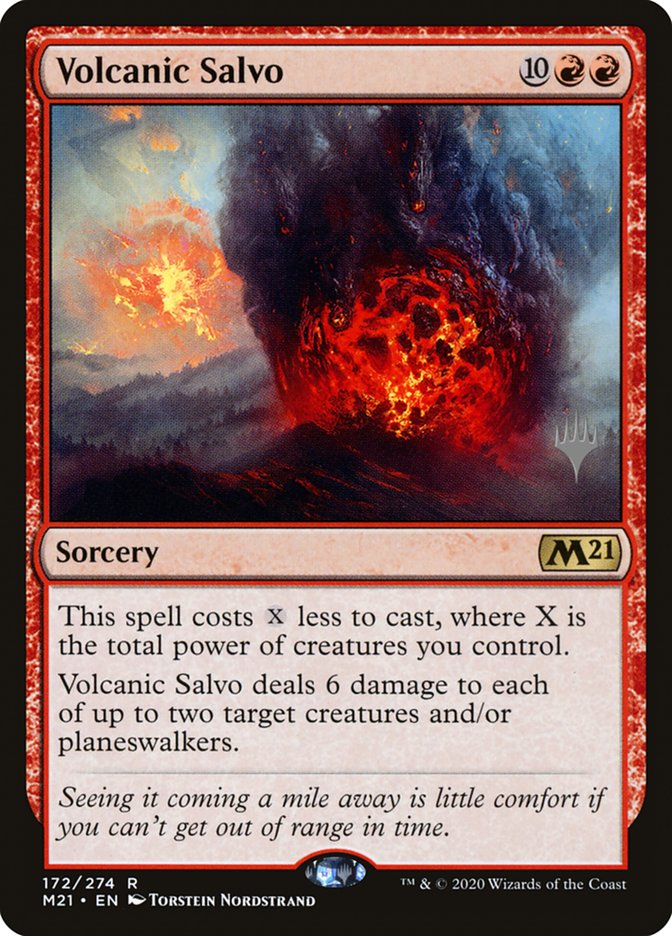 Volcanic Salvo (Promo Pack) [Core Set 2021 Promos] | Empire Gaming NC