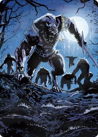 Tovolar, the Midnight Scourge 2 Art Card [Innistrad: Midnight Hunt Art Series] | Empire Gaming NC
