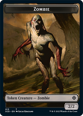 Zombie // Zombie Army Double-Sided Token [Starter Commander Decks] | Empire Gaming NC