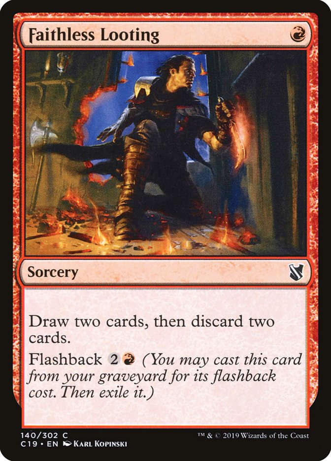 Faithless Looting [Commander 2019] | Empire Gaming NC