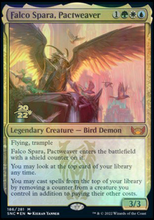 Falco Spara, Pactweaver [Streets of New Capenna Prerelease Promos] | Empire Gaming NC