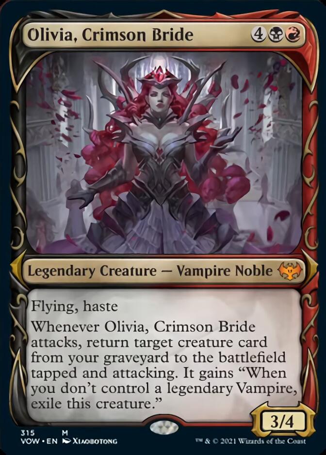 Olivia, Crimson Bride (Showcase Fang Frame) [Innistrad: Crimson Vow] | Empire Gaming NC