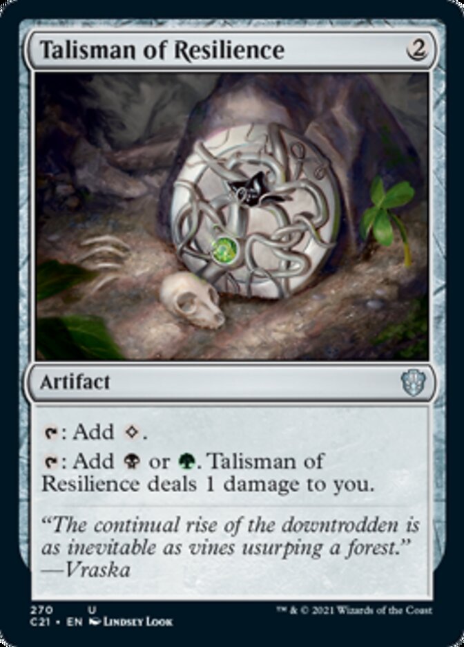 Talisman of Resilience [Commander 2021] | Empire Gaming NC