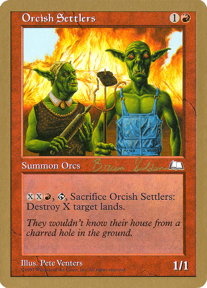 Orcish Settlers (Brian Selden) [World Championship Decks 1998] | Empire Gaming NC