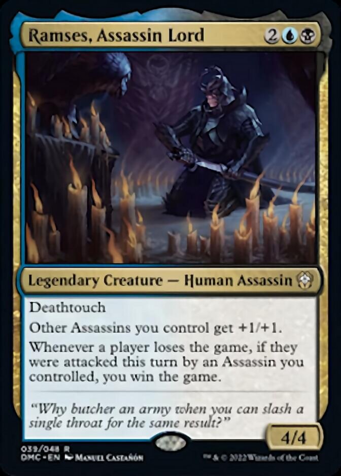 Ramses, Assassin Lord [Dominaria United Commander] | Empire Gaming NC