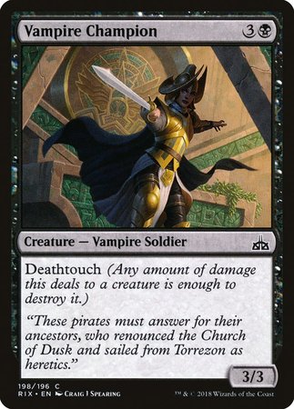 Vampire Champion [Rivals of Ixalan] | Empire Gaming NC