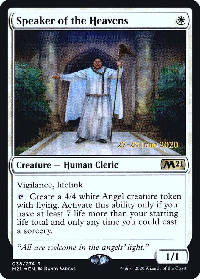 Speaker of the Heavens  [Core Set 2021 Prerelease Promos] | Empire Gaming NC