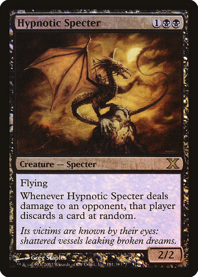 Hypnotic Specter (Premium Foil) [Tenth Edition] | Empire Gaming NC