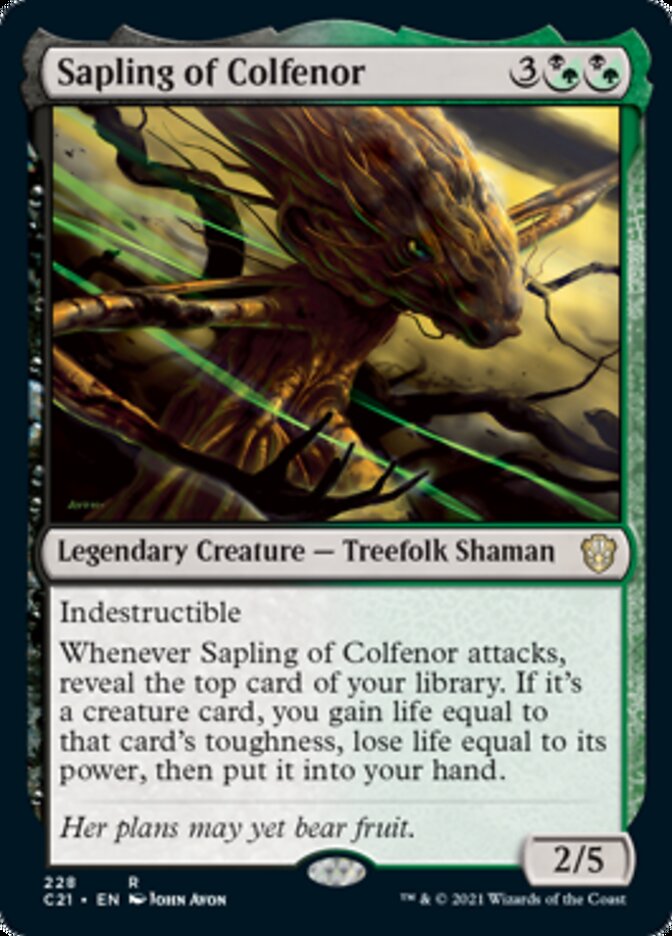 Sapling of Colfenor [Commander 2021] | Empire Gaming NC