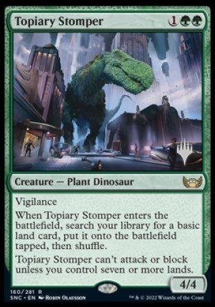 Topiary Stomper (Promo Pack) [Streets of New Capenna Promos] | Empire Gaming NC