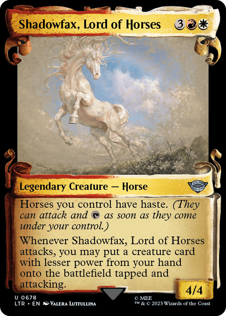 Shadowfax, Lord of Horses [The Lord of the Rings: Tales of Middle-Earth Showcase Scrolls] | Empire Gaming NC