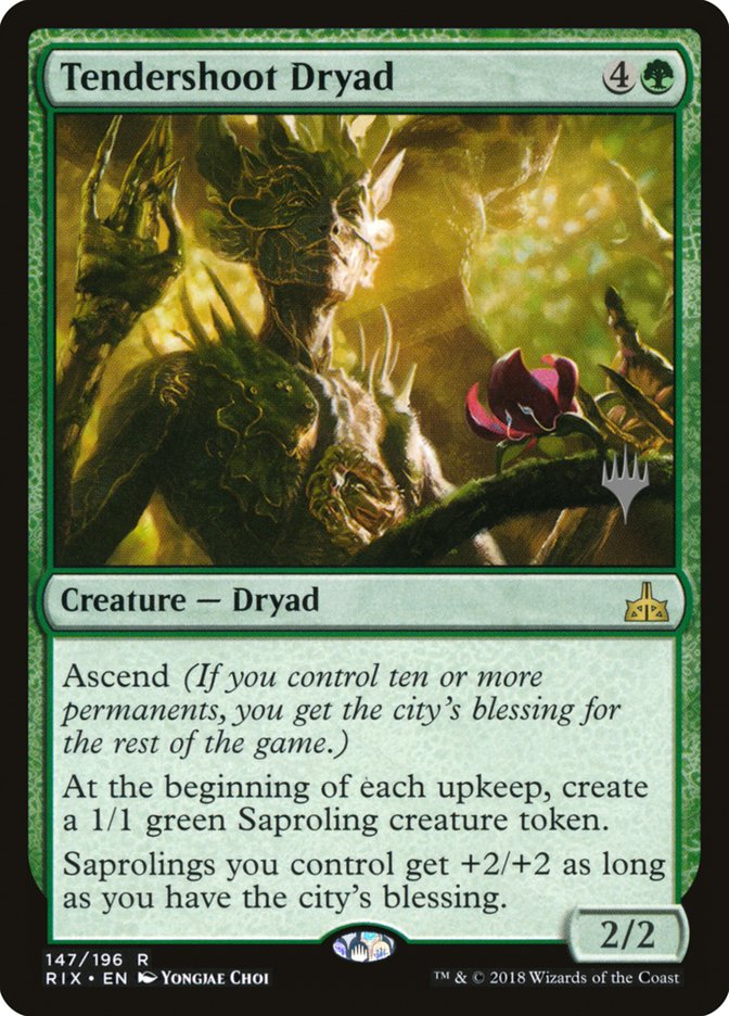 Tendershoot Dryad [Rivals of Ixalan Promos] | Empire Gaming NC