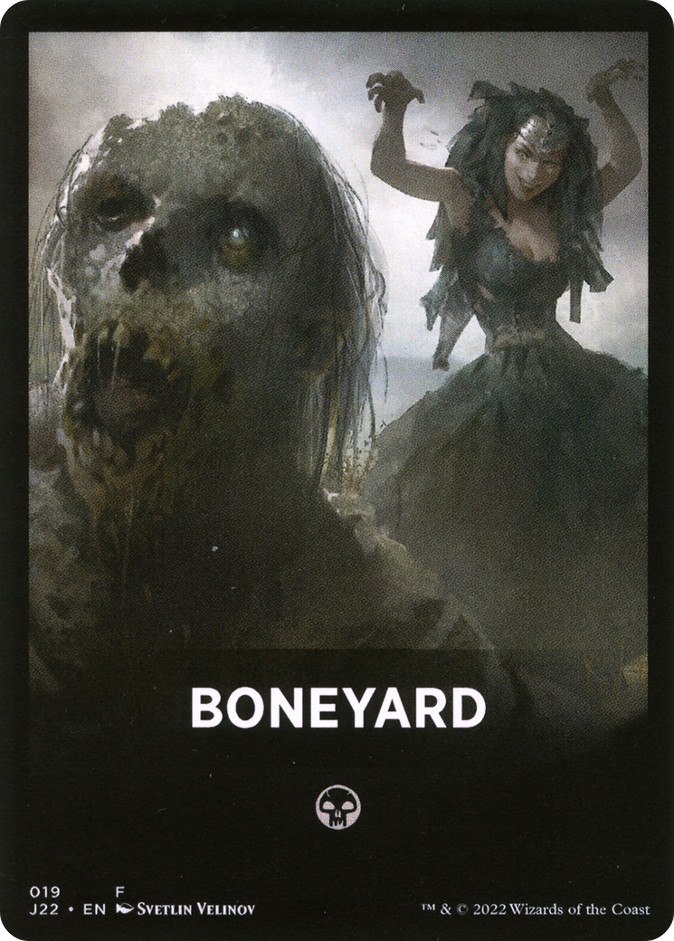 Boneyard Theme Card [Jumpstart 2022 Front Cards] | Empire Gaming NC