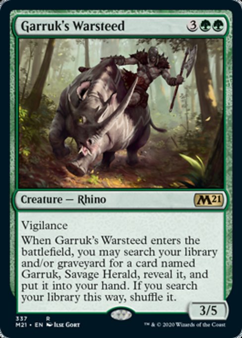 Garruk's Warsteed [Core Set 2021] | Empire Gaming NC