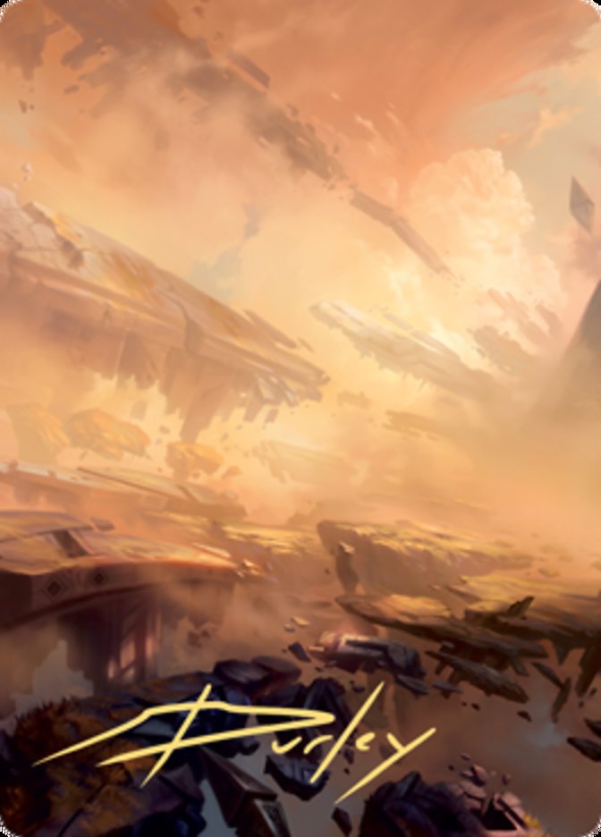 Plains 1 Art Card (Gold-Stamped Signature) [Zendikar Rising Art Series] | Empire Gaming NC