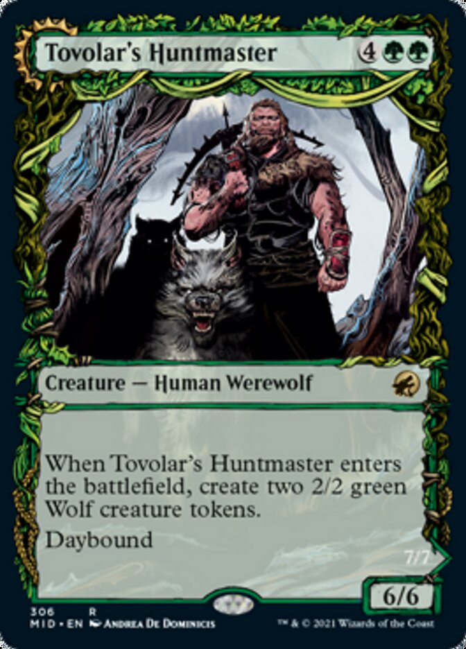 Tovolar's Huntmaster // Tovolar's Packleader (Showcase Equinox) [Innistrad: Midnight Hunt] | Empire Gaming NC